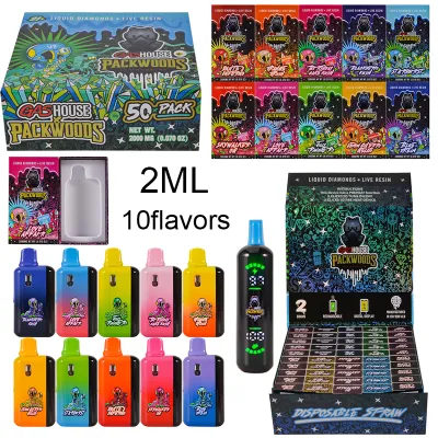 gas house packwoods V2 2g disposable with whole led screen 01