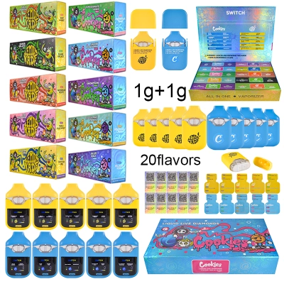cookies lemonade switch dual chamber 2 gram disposable with digital screen 01