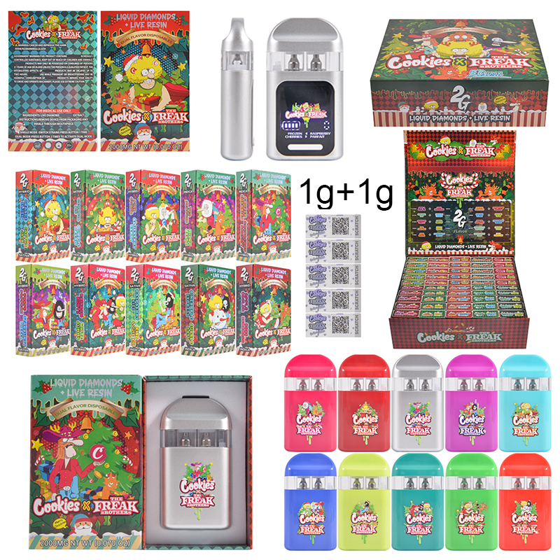 cookies the freak brothers chrismas 2g disposable
