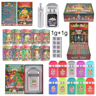 cookies the freak brothers chrismas 2g disposable 1g+1g dual chambers with screen 01