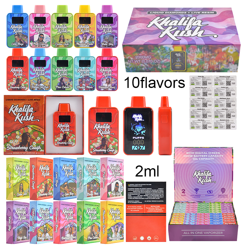 khalifa kush disposable 2g with screen
