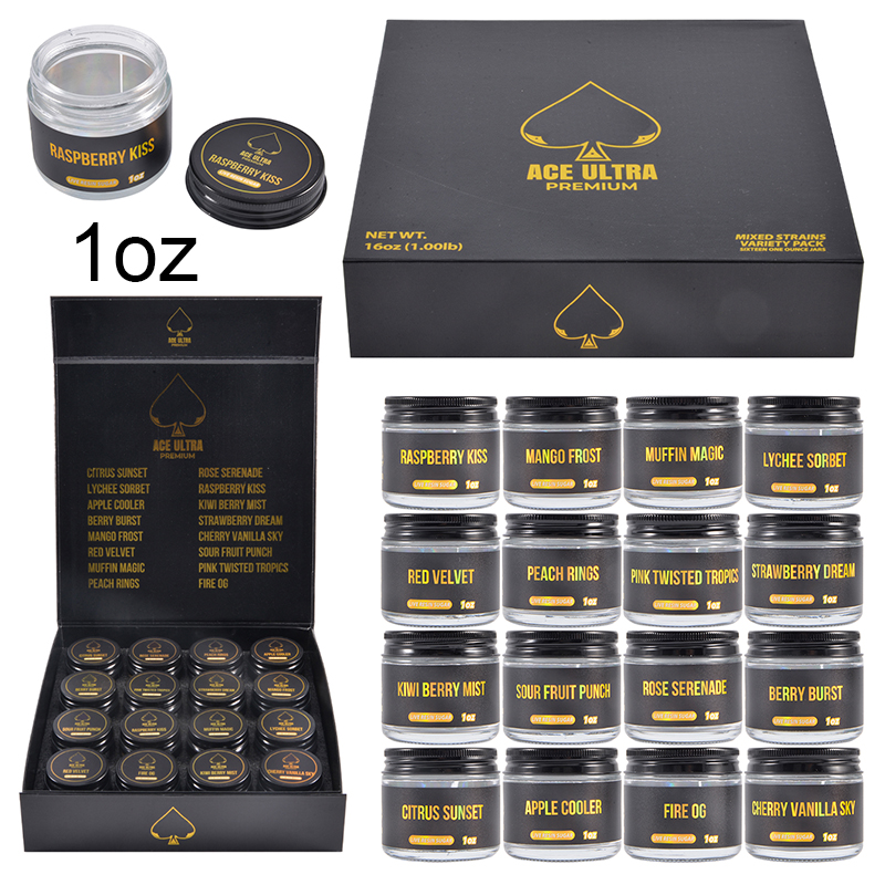 ace ultra premium live resin sugar jar 1oz 

