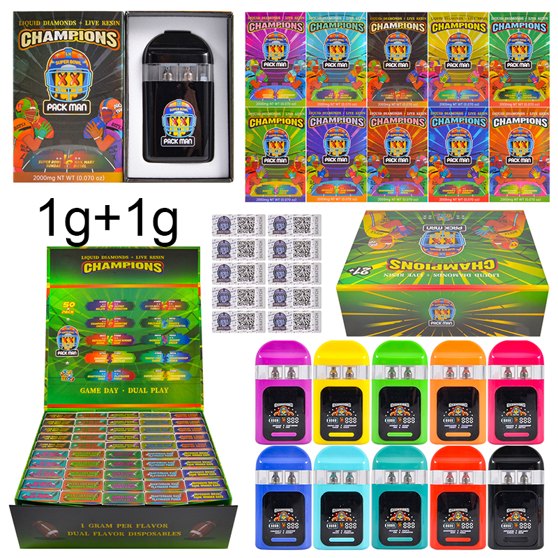 packman NFL 1g+1g disposable dual chamber  
