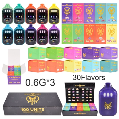 muha meds 2g triple chambers disposable with screen 0.6g*3  01