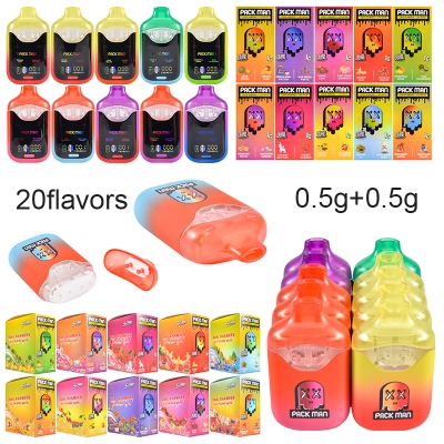 packman v4 1g dispo dual chambers with screen 0.5g+0.5g  01