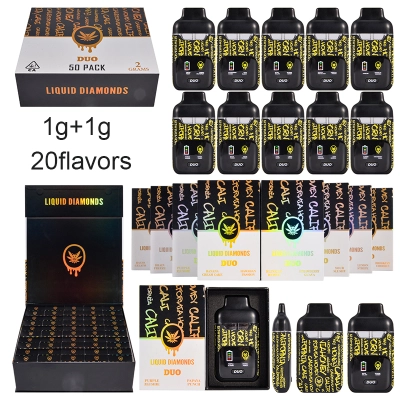  california honey 2g dual chambers disposable with screen 1g+1g for liquid diamond  01