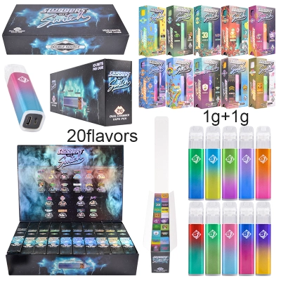 sluggers hit switch 2g dual chamber disposable vape pen 1g+1g 01