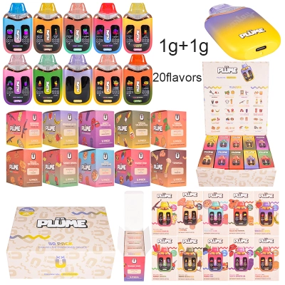 plume 2g disposable dual chambers with screen Variable Voltage 1g+1g  01