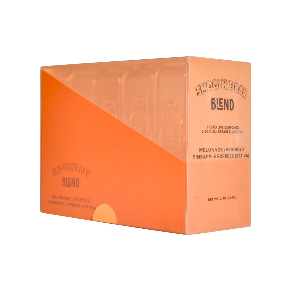 smoothie bar blend 2g disposable dual chambers with screen 1g+1g for liquid live diamonds