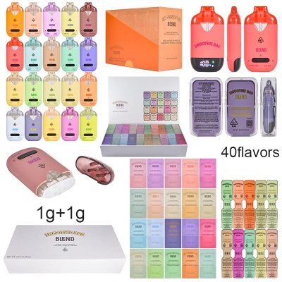 smoothie bar blend 2g disposable dual chambers with screen 1g+1g for liquid live diamonds 01