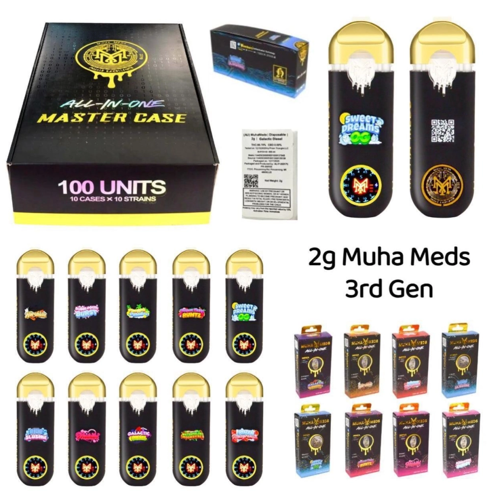 muha meds v3 | 3rd muha gen 3 2g disposable 2 gram with screen