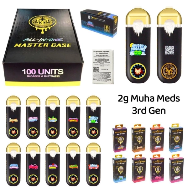 muha meds v3 | 3rd muha gen 3 2g disposable 2 gram with screen