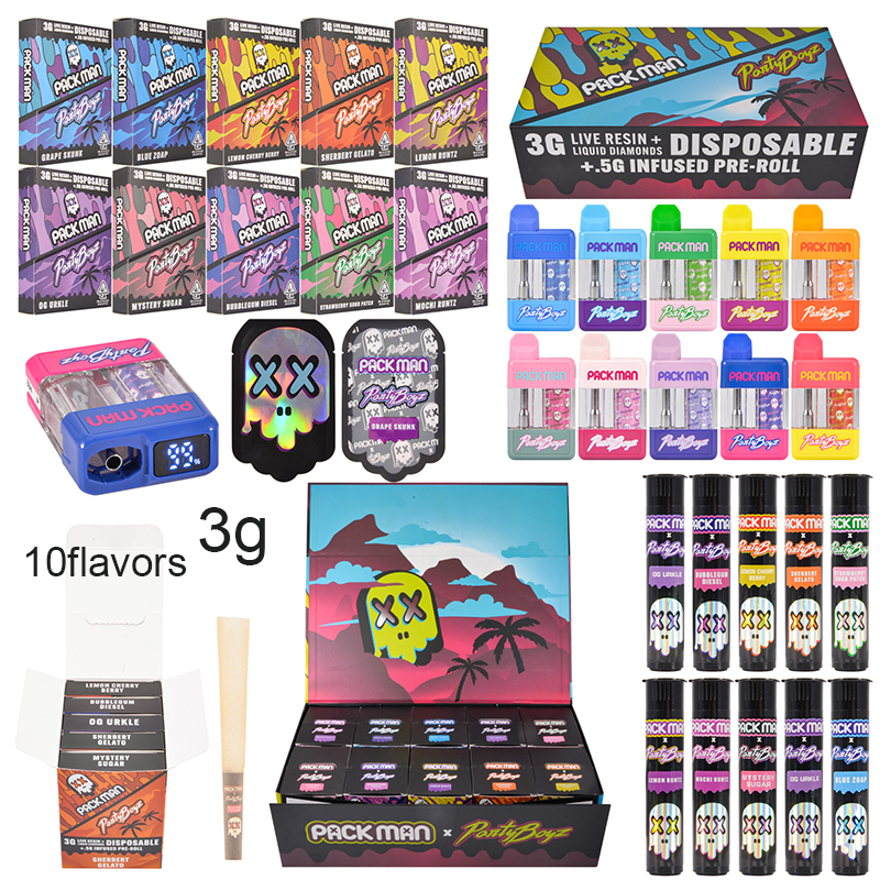 packman party boys 3 gram disposable
