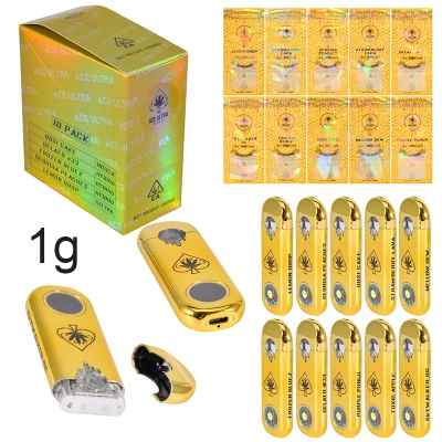ACE ultra v6 1g disposable with screen gold box 01