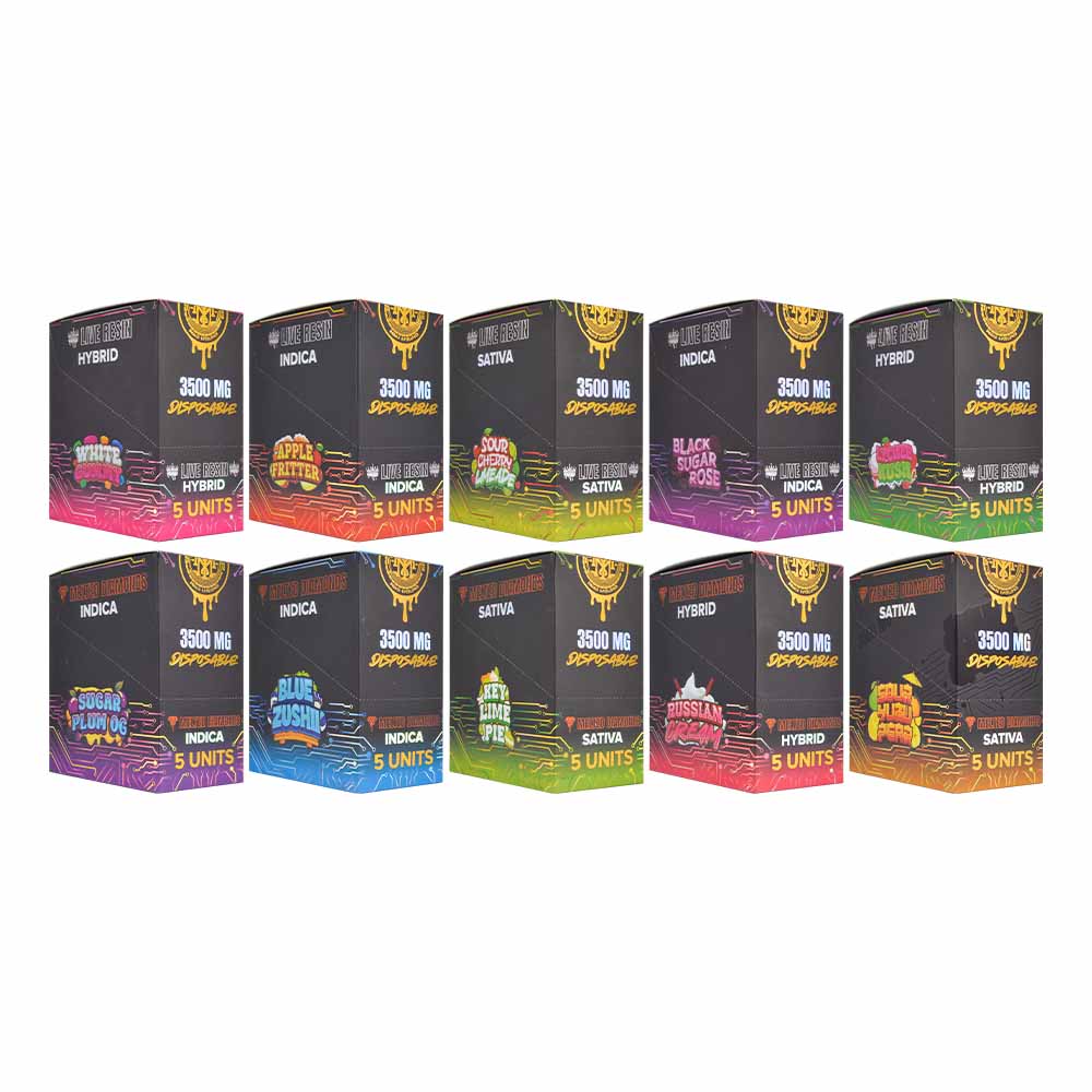 muha meds 3.5g disposable with screen for live resin melted diamonds
