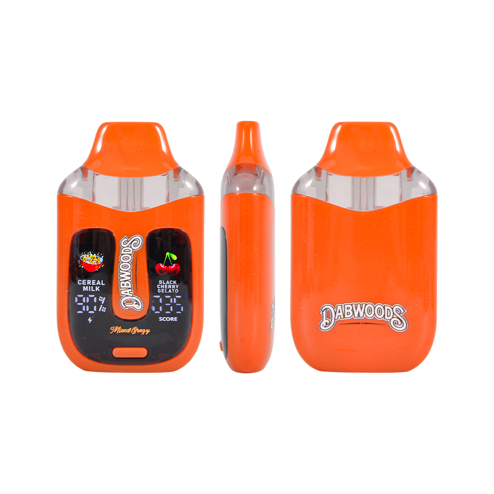 dabwoods 2g dual chambers disposable 1g+1g with screen for liquid diamond 