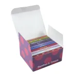 polka dot mushroom chocolate box
custom mushroom chocolate bar packaging
