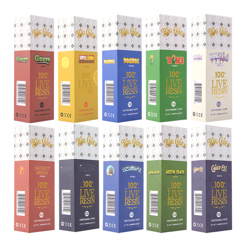 big chief cbd 1000mg disposable vape pen
big chief live resin disposable
disposable in CA and NJ