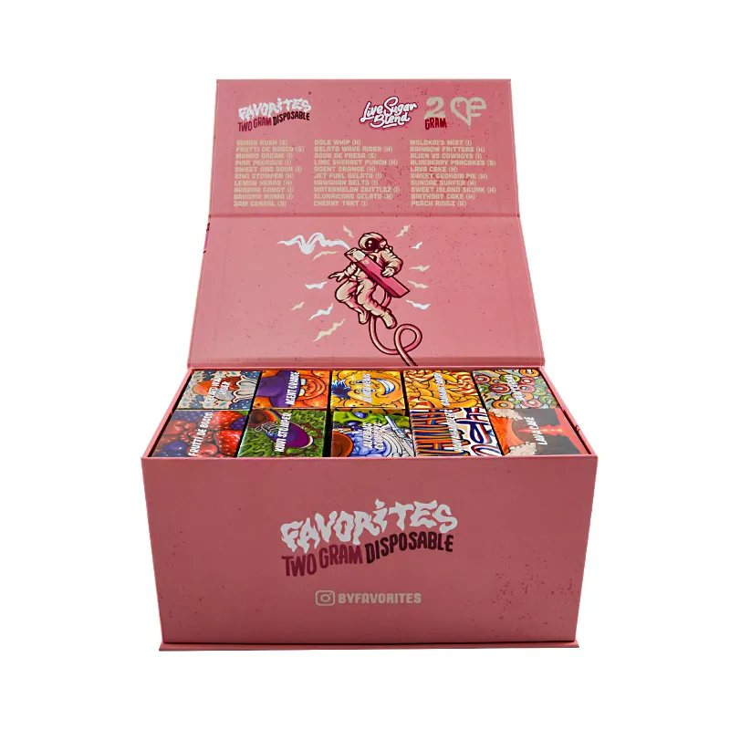 favorites disposable flavors
2 Gram Favorite XL Liquid Diamonds Disposable Vape Pens
with display box