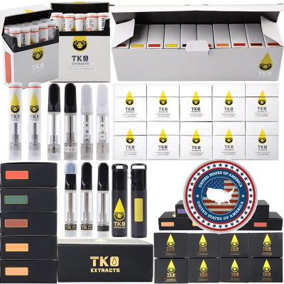 USA Warehouse Stock | 0.8ml &1ml TKO Extracts Sauce Vape Cartridges 01