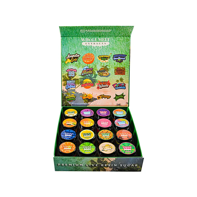 WHOLE MELT EXTRACTS PREMIUM LIVE RSIN SUGAR WAX BOX