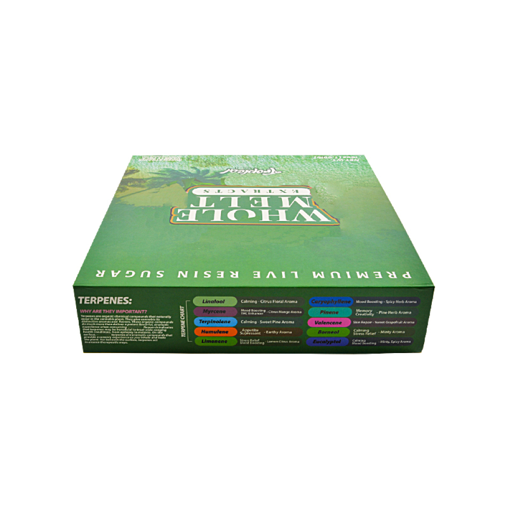  whole melt extracts live resin
WHOLE MELT EXTRACTS PREMIUM LIVE RSIN SUGAR WAX BOX