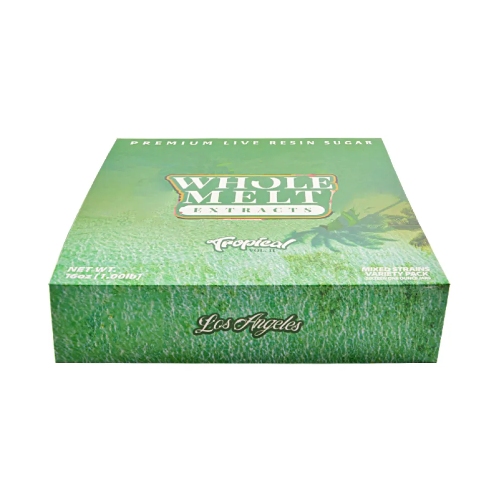  whole melt extracts live sugar
WHOLE MELT EXTRACTS PREMIUM LIVE RSIN SUGAR WAX BOX