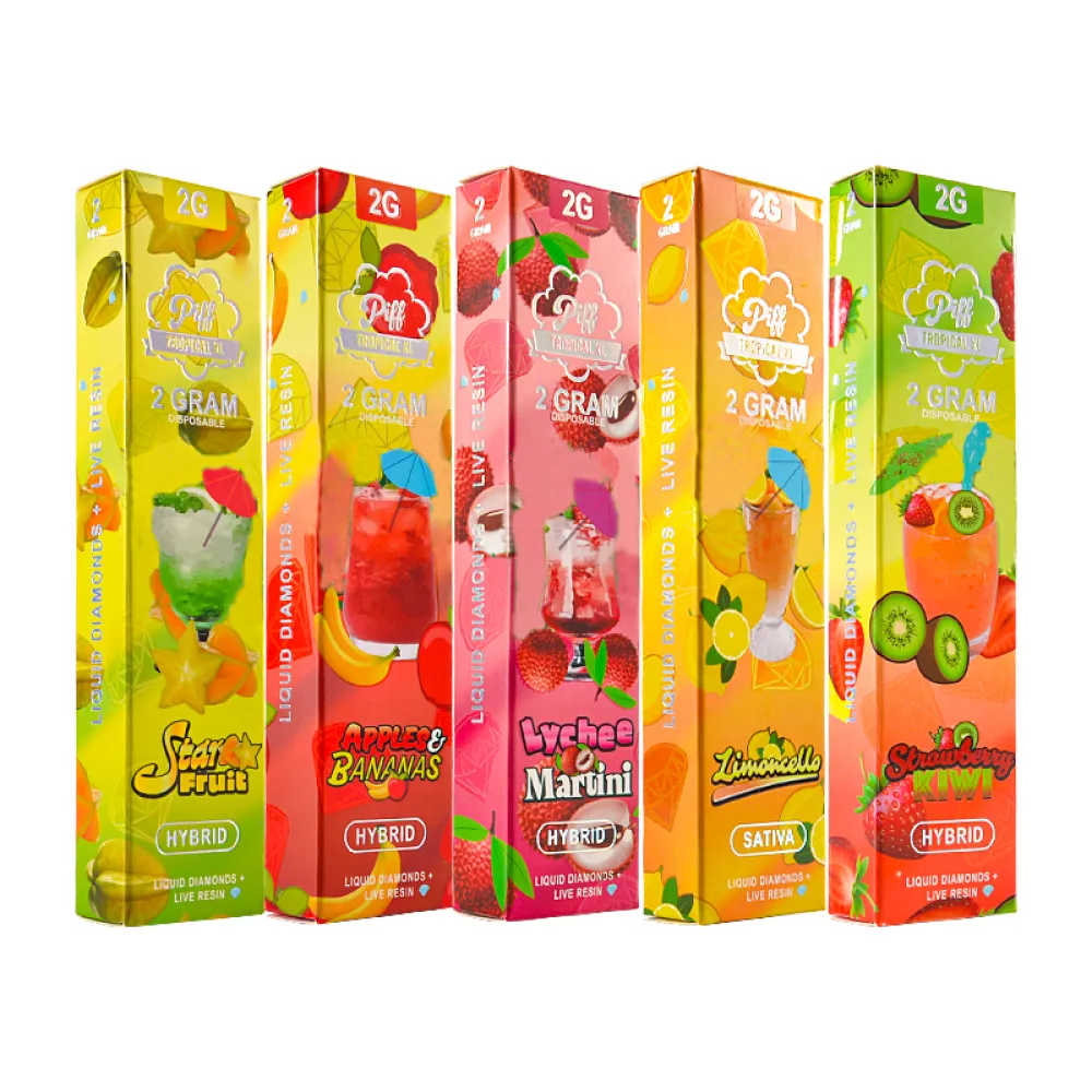 piff tropical xl vape pen
Piff Tropical XL 2gram Disposable Wholesale
