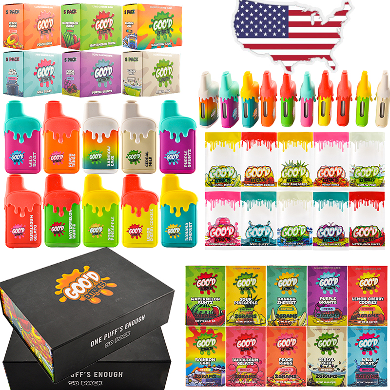 goo'd extracts 2g disposable
Disposable in USA