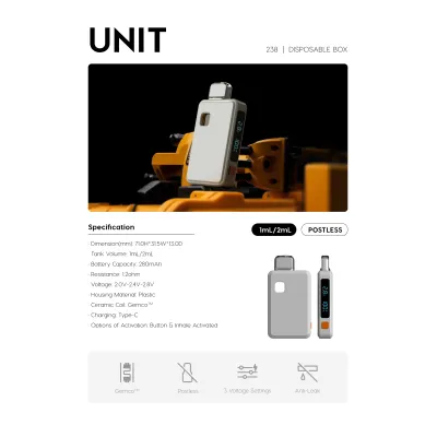 Digital Screen 1g 2g Disposable Customization OEM 02