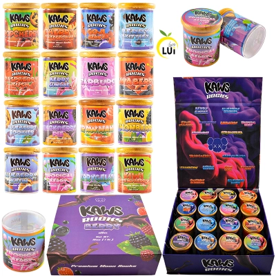 Kaws Moon Rocks Exotics Berry Edition Glass Jar Empty 01