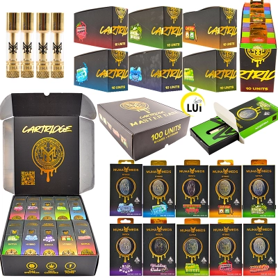 0.8ml Muha Meds Vape Carts Gold 10 Strains 01