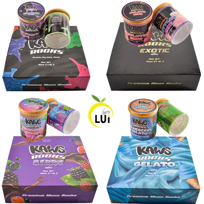 Kaws Moon Rocks Series Edition Glass Jar  01