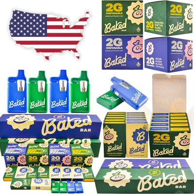 USA Stock Baked Bar Disposable Vape 2g 01