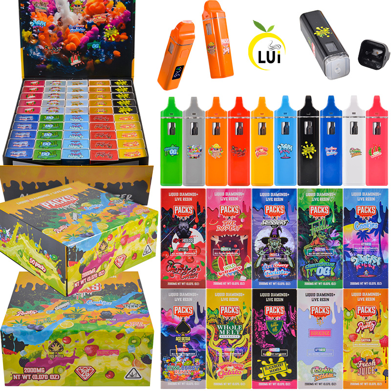 Packwoods 2g Vape Joint Brands 10 Brand Mix Flavors 