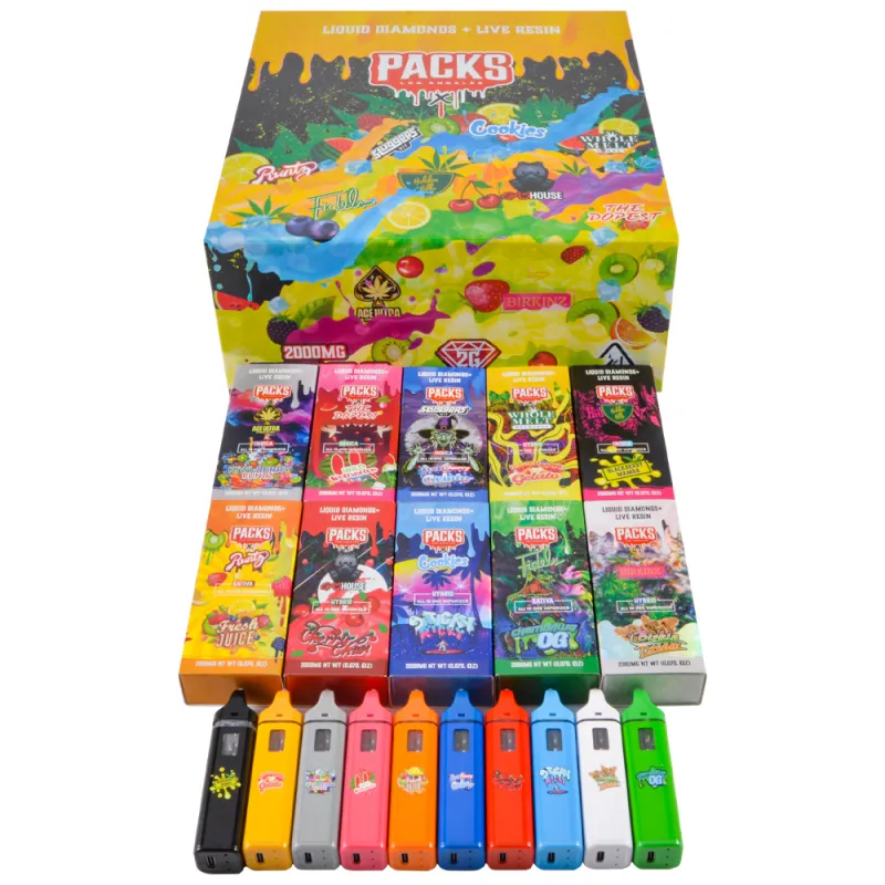 Packwoods 2g Vape Joint Brands 10 Brand Mix Flavors 