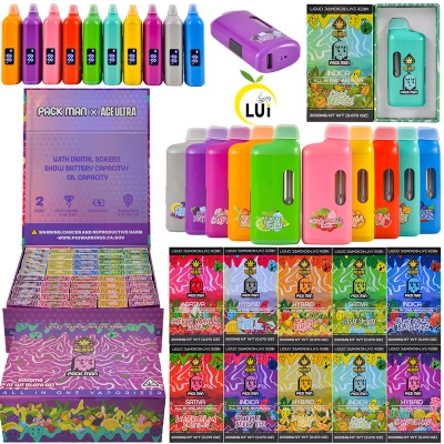 ACE Ultra X Packman 2g Disposable Vape Digital Screen Vaporizer Wholesale 01