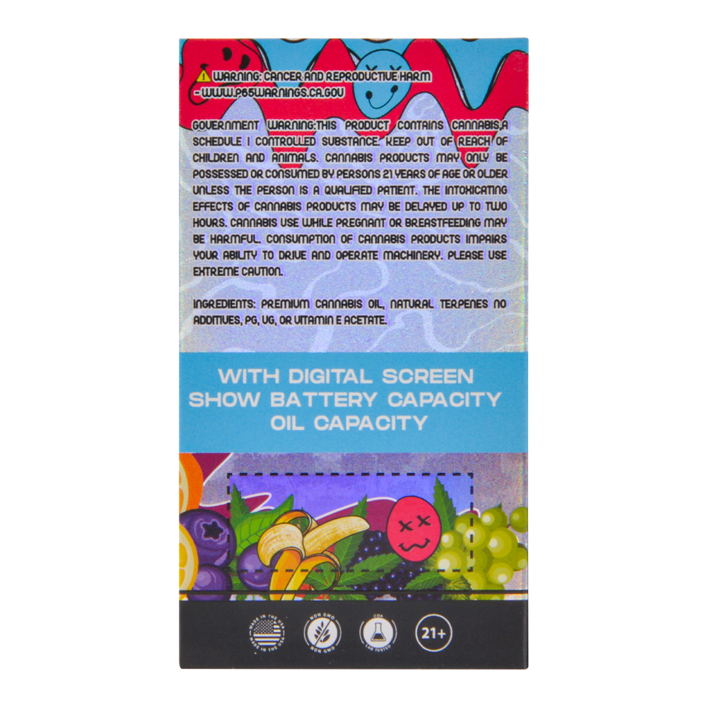 ACE Ultra X Packman 2g Disposable Vape Digital Screen Vaporizer Wholesale