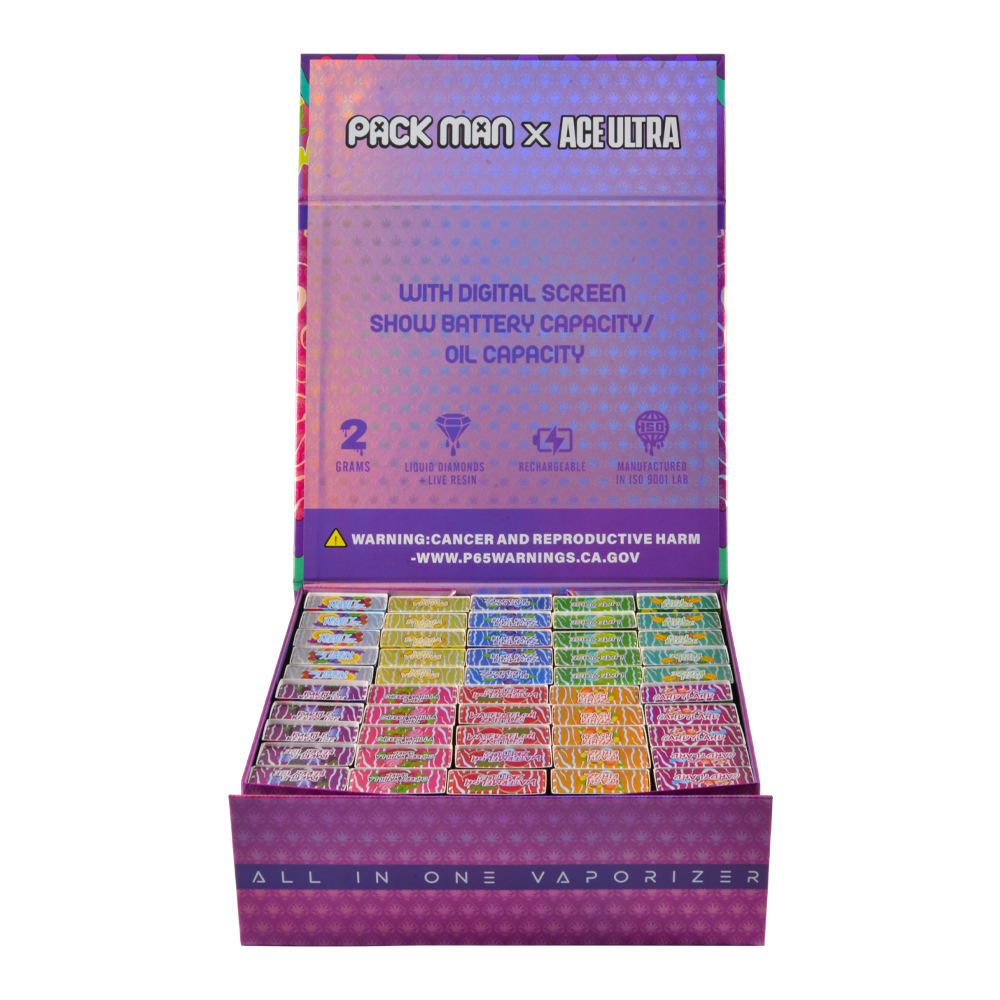 USA warehouse ACE X Packman Disposable Vape 2g Empty Device Pods For Sale