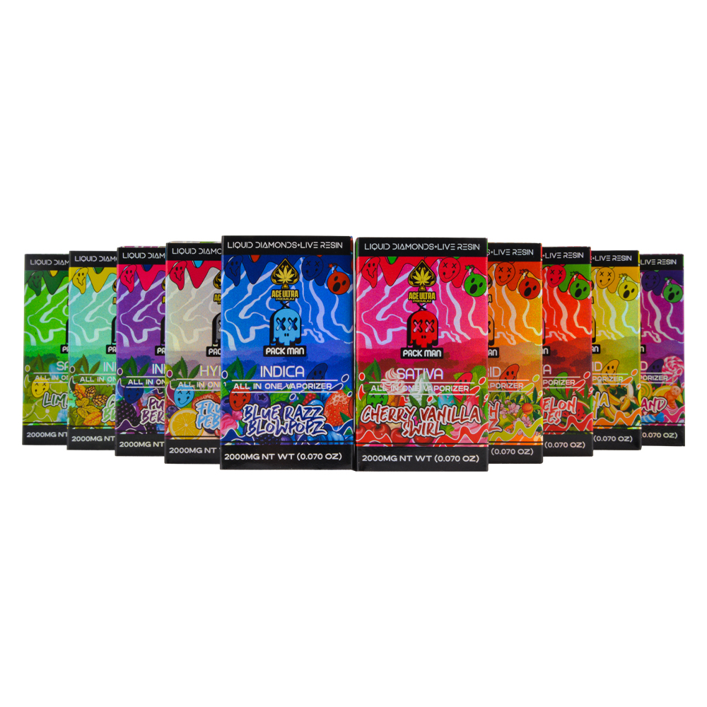 USA warehouse ACE X Packman Disposable Vape 2g Empty Device Pods For Sale