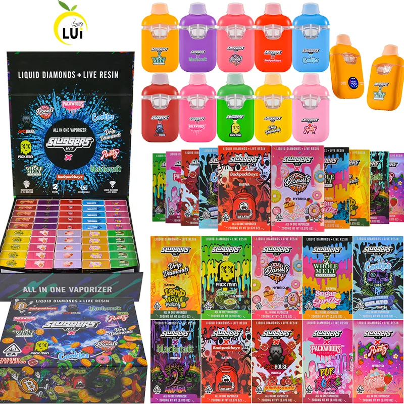 Sluggers Disposable Vape 2g Joint Brands With 10 Vaporizers 