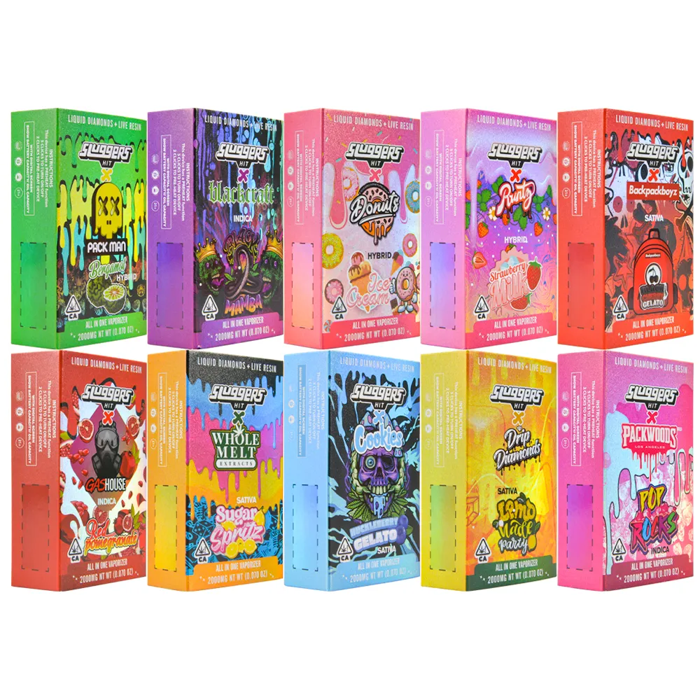 USA Stock Sluggers Disposable Vape 2g Joint Brands Vaporizers
