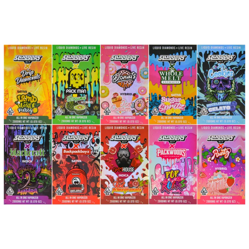 USA Stock Sluggers Disposable Vape 2g Joint Brands Vaporizers