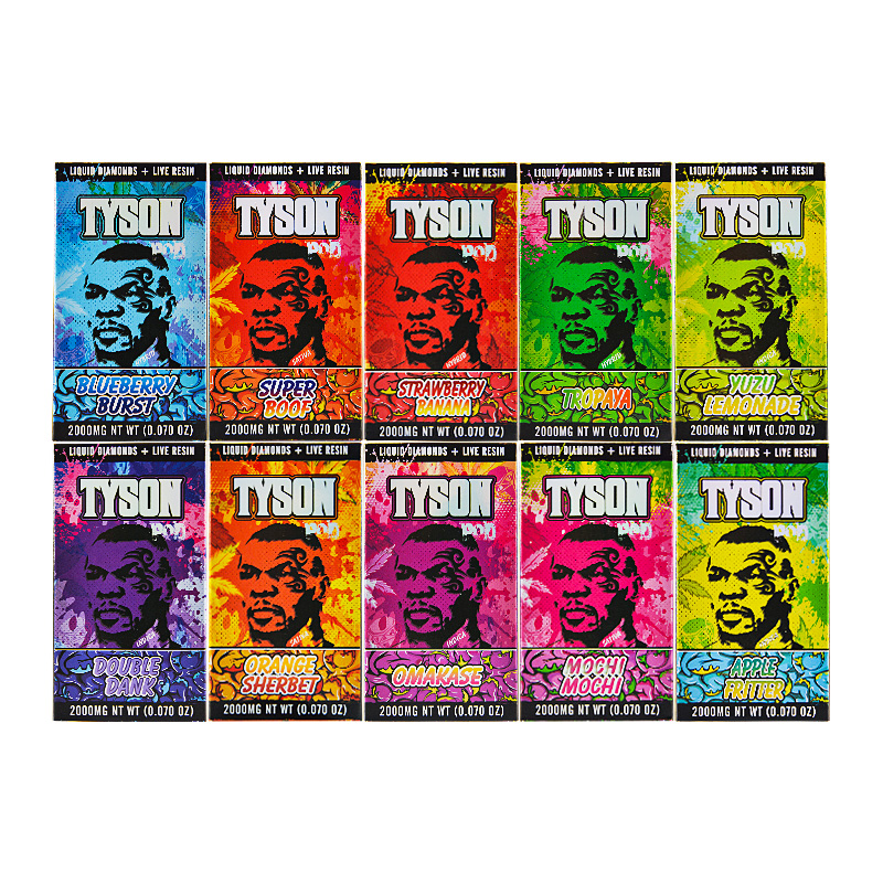 UK Warehouse Stock Tyson 2g Diposable Vape 10 Flavors Type C 