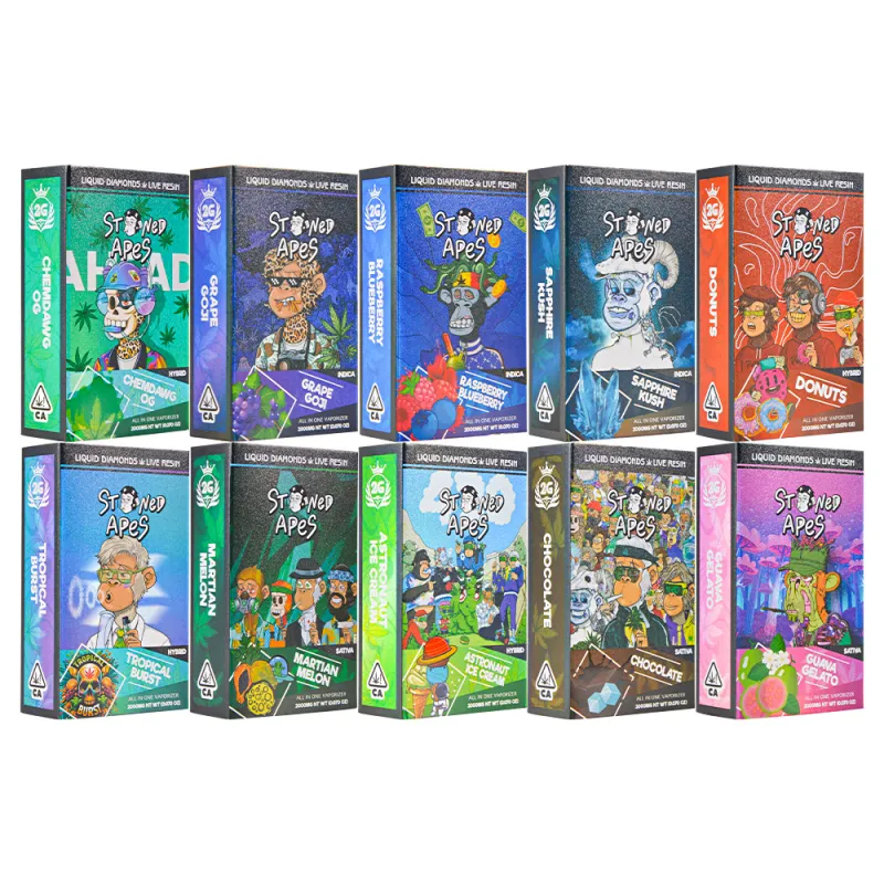 Stoned Apes 2g Digital Screen Disposable Vape Wholesale 10 Flavors Vaporizers