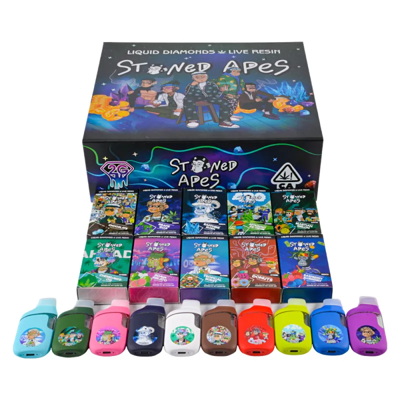 Stoned Apes 2g Digital Screen Disposable Vape Wholesale 10 Flavors Vaporizers