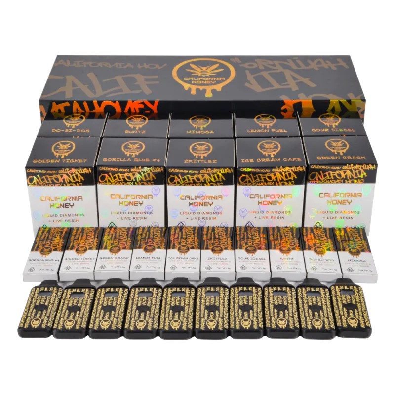 California Honey 2g Disposable Vape Empty Liquid Diamonds Wholesale