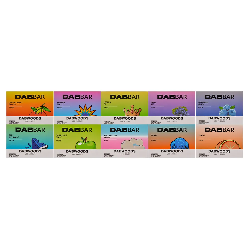 Dab Bar Dabwoods 2g Disposable Vape Los Angeles Vaporizer Digital Screen Wholesale
