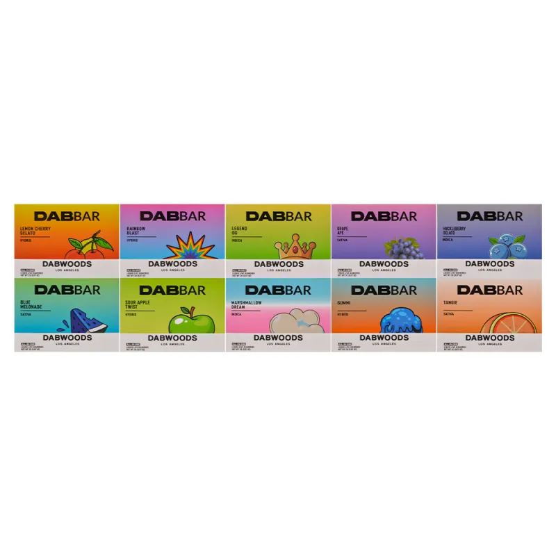 Dab Bar Dabwoods 2g Disposable Vape Los Angeles Vaporizer Digital Screen Wholesale