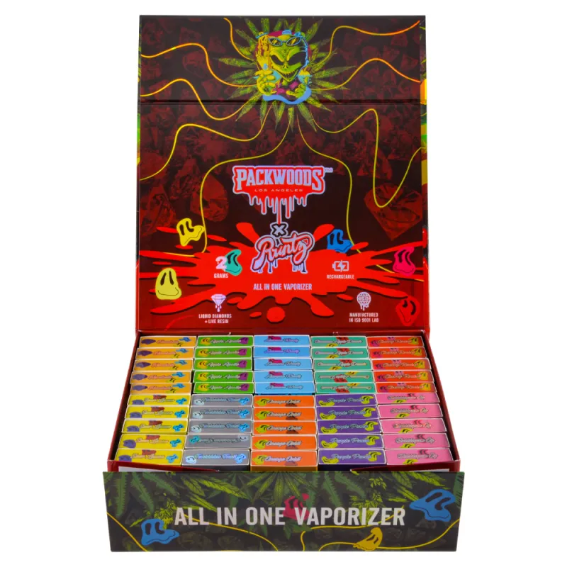 Germany warehouse stock Packwoods X Runtz Digital Screen Disposable Vape 2g